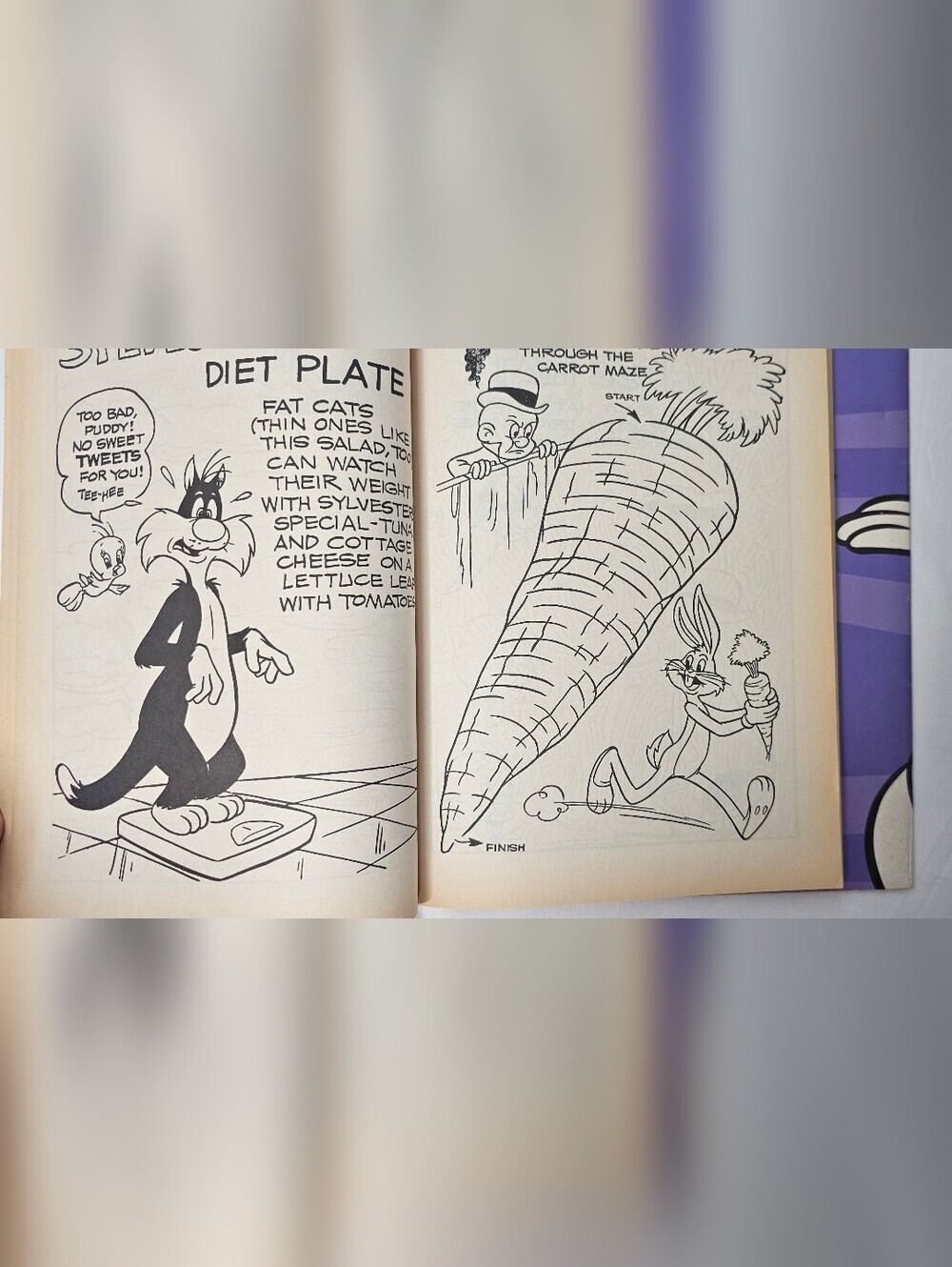 Vintage Looney Tunes Disney Toontown Coloring Books 1990 1995 Goofy Daffy Duck - Picture 5 of 10